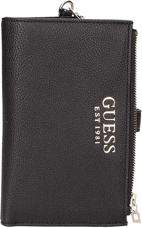 portafoglio donna guess nero